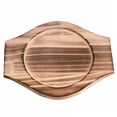 thumbnail image 4 of OFFIGAM Stone Bowl Mat with Wooden Base, Tableware Placemat for Kitchen and Home Use, 4 of 8