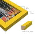 thumbnail image 3 of Modern Real Wood 4x6 inch Picture Frame in Yellow, 3 of 8
