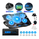 thumbnail image 1 of Bases Enfriadoras Para Laptop Gamer Con Luz Led Lcd Toque Xtellar Color Negro, 1 of 4