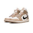 thumbnail image 2 of Jordan WOMENS AIR JORDAN 1 MID WMNS "Desert" BQ6472 103 from Stadium Goods, 2 of 8