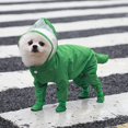 thumbnail image 4 of Mascota impermeable con capucha lluvia desgaste ligero transpirable ajustable mascota mackintosh traje (verde, s) Sincero  mascotas, 4 of 5