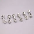 thumbnail image 3 of K-KED 10PCS Real Solid 925 Sterling Silver Men Women Lucky Vajra Pestle Bead Pendant, 3 of 4