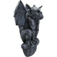 thumbnail image 3 of Ebros Large Gothic Winged Gargoyle On Ledge Wall Decor Hanging Sculpture 20"W, 3 of 5