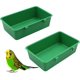 thumbnail image 1 of Comedero multifuncional para pájaros, cuenco de plástico, comedero colgante para pájaros, bebedero para pájaros con gancho, para pájaros pequeños, pinzones, periquitos, canarios y loros, 1 of 5