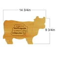 thumbnail image 7 of A Cow in an Earthquake is Called a Milkshake 14.75 x 9.75" Cow Shape Cutting Board | Funny Kitchen Chopping Board, 7 of 7