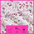 thumbnail image 3 of Betsey Johnson Mystic Garden Pink Twin Sheet Set, 3 of 8