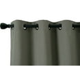 thumbnail image 2 of Regal Home Collections Oversized Grommet Top Window Valance - Gray, 2 of 5