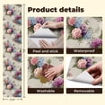 thumbnail image 5 of Peel and Stick Wallpaper Hand Painted Hydrangea Peony Artwork Textured Paper Wall Paper 23.6in x 9.8ft Self Adhesive Removable Boho Floral Contact Paper for Nursery Bedroom Cabinets, 5 of 8