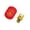 C003- Red, variant on Auspicious Keepsake, Gold Decor for Living Room, Turtle Jewelry, Lucky Charm, Talisman, Red Da Jia Town Lan Gong Fortune Turtle Lucky Ornament, Detailed Engraved Gold Money Turtle