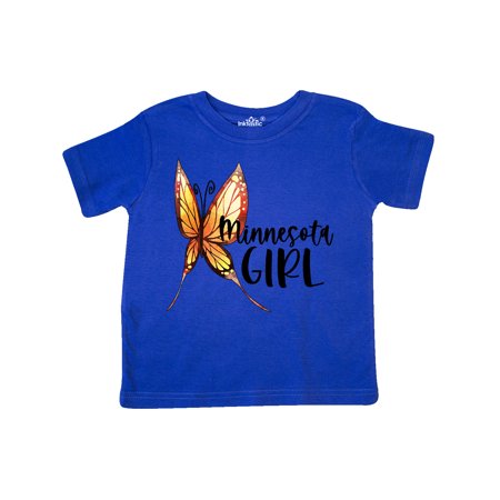 

Inktastic Minnesota Girl- Butterfly Gift Toddler Toddler Girl T-Shirt