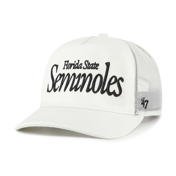 Unisex-'47  Cream Florida State Seminoles Foundation Script Adjustable Trucker Hat