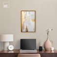 thumbnail image 3 of Glory of Gold Canvas Elegant White and Gold Art by Art Remedy, Gold Frame, 16" x 24", 3 of 7