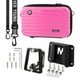 thumbnail image 1 of Bolsa delantera plegable para bicicleta, bloque portador delantero, fácil instalación, bolsa versátil para bicicleta, bolsa delantera para montar en Rosa, 1 of 8