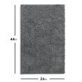 thumbnail image 3 of Alfombra de baño Hearth & Harbor Chenille, 66 x 111 cm, antideslizante, 3 of 8