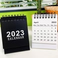 thumbnail image 3 of Bewildely Año 2022-2023, calendario de septiembre a diciembre, papel escolar para dormitorio, calendario mensual, planificador de mesa, Bloc de notas, Decoración del hogar Negro Bewildely HA065394-01, 3 of 6