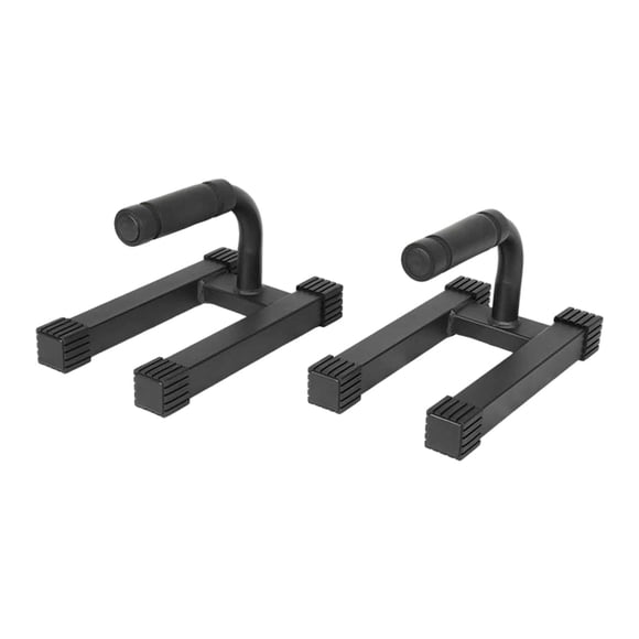 Lipstore 2 Pieces Push up Bars Parallettes Anti Slip Floor Exercise Workout Equipment
