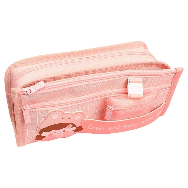 EGNMCR Pencil Case, Pencil Pouch Pencil Box Large-capacity Multi-function Pencil Case Three-layer Stationery Bag Pencil Case Pencil Cases
