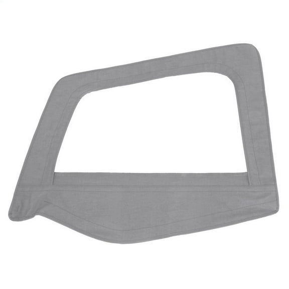 Smittybilt Replacement Upper Doorskin with Frame, Gray Denim - 89411