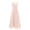 Beige, variant on Qiopertar Women's Formal Evening Dress Elegant Lace V-Neck Long Sleeveless Maxi Dress with Slit Cocktail Party Wedding Guest Gown, Red S