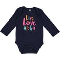 thumbnail image 3 of Inktastic Live Love Aloha Boys or Girls Long Sleeve Baby Bodysuit, 3 of 5