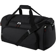 Searock 55L Collapsible Large Gym Sport and Travel Duffle Bag,Black