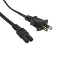 thumbnail image 1 of ACCL 3Ft 2-Prong Figure-8 Power Cord 18/2, 5 Pack, 1 of 1