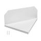 thumbnail image 2 of Rain Gutter Splitter Aluminio Aluminio Desgaste Resistente Guardia Resistente Guardia Rauter Gutter Guardar para la casa de del hogar flujo bidireccional, 2 of 8