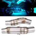 thumbnail image 2 of 1 par de conector adaptador de tubo de enlace medio de escape de motocicleta de 51mm para Kawasaki Z1000 2010-2014 Jadeshay A, 2 of 8