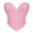 A1_Pink, variant on VISALY Women Strapless Sweetheart Overbust Corset Boned Lace Up Waist Shaper Palin Vintage Slim Fit Crop Bustier Shapewear Going Out Bustier Cute Corset Tops for Party Halloween Cosplay Black L