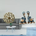 thumbnail image 2 of Escultura para colgar en la pared,Decoración de pared de metal para sala de estar,dormitorio y exterior.,Figura de elefante,Figuras de elefantes,estatuas,adornos de animales,Escultura, 2 of 8