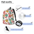 thumbnail image 5 of XMXT Backpack for School Work, Cute Spiny Cactus Canvas Bookbag Travel Bag for Women Men, M, 5 of 7