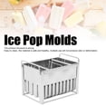 thumbnail image 3 of Molde de helado ANGGREK Acero Inoxidable Molde de Paleta de Hielo para el Hogar, 3 of 8