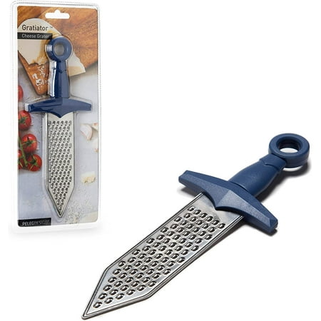 Handheld Cheese Grater Mini Metal Sword-Shaped Grator for Cheese Chocolate Spices Rust-Proof Portable Kitchen Gadget Gift