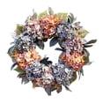 thumbnail image 1 of 22 '' artificiales decoración artificiales para puerta, pared, decoración de repisa de chimenea Yotijar corona de hortensias en la puerta de entrada, 1 of 10