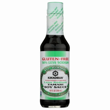 Kikkoman Tamari Less Sodium Soy Sauce, 10 fl oz Bottle
