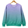 thumbnail image 4 of MVRLSH Essentials Hoodies for Women Christmas Graphic Crewneck Oversized Long Sleeve Autumn Winter Pullover Spring Fall Layering Daily Outfit Match Sweatshirt Purple - XXXL, 4 of 7