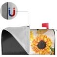 thumbnail image 4 of Vintage Sunflowers Mailbox Covers Standard Size Yellow Flower Magnetic Mail Cover Letter Post Box 21x18 in Mailwrap for Outside Garden Home Decor, 4 of 7