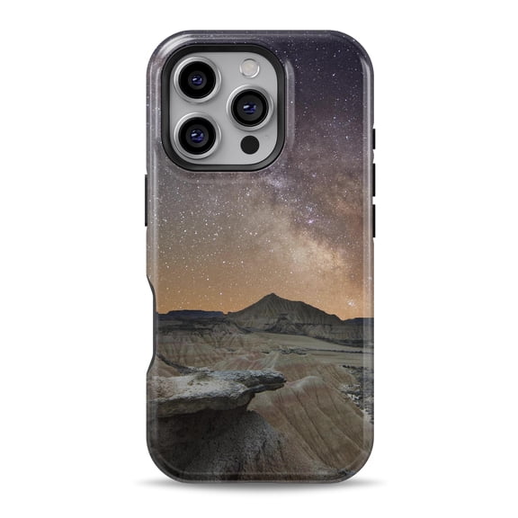 DesignSkinz Scratch-Resistant Hard Slim Case Compatible with iPhone 16 (Compatible with MagSafe) - Desert Nights