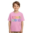 thumbnail image 5 of Shadoumai Toddler Tshirts Girls 5t Floral Graphic Crew Neck Shirt Short Sleeve T Shirt Trendy Basic Shirts T-Shirt Boys & Girls Shirts, 5 of 6
