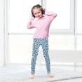 thumbnail image 5 of joogoo Girls' Leggings Leopard Blue-a1 Yoga Pants 9-10T, 5 of 8