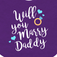 thumbnail image 4 of Inktastic Will You Marry Daddy-ring White Boys or Girls Baby Bib, 4 of 4