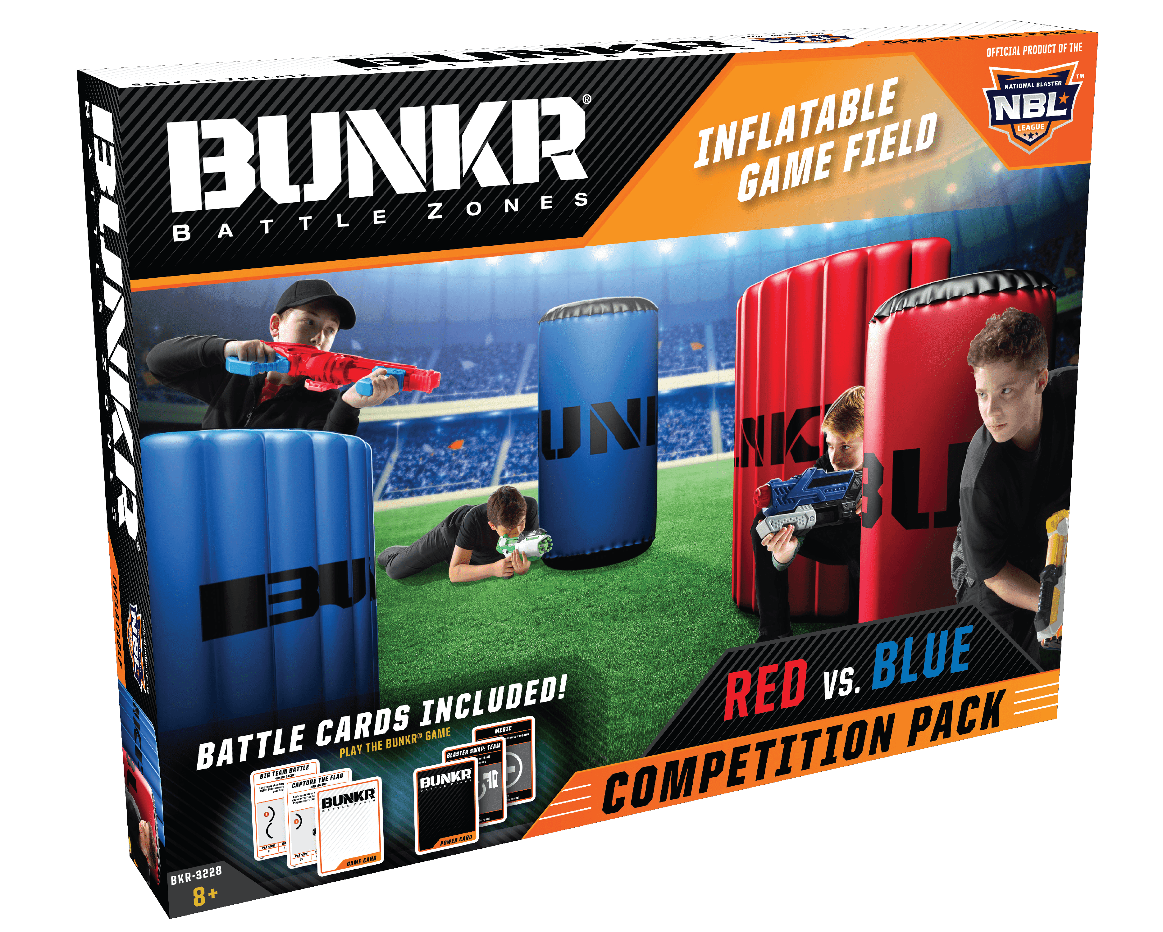 bunkr inflatable battlezone tournament set