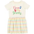 thumbnail image 3 of Inktastic I Love My Granny Girls Toddler Dress, 3 of 5