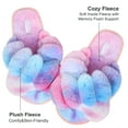 thumbnail image 6 of Barerun Women's Memory Foam Plush Fuzzy Slippers, Pink, 6 of 7