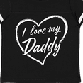 thumbnail image 4 of Inktastic I Love My Daddy in White Chalk Heart Boys or Girls Toddler T-Shirt, 4 of 5