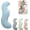 Blue, variant on Pea Pod Body Pillow, Cooling Breathable Ergonomic Full Support Pillows, PP Cotton Filled, Removable Washable Cover, for Side/Back/Stomach Sleepers, Adults (Gray, Small)