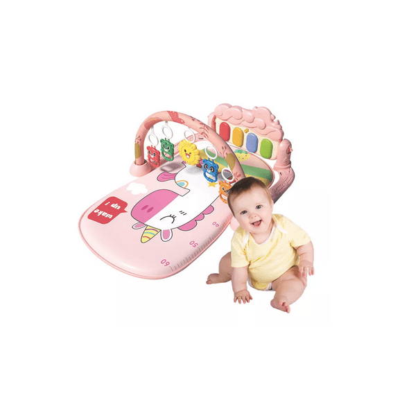 Gimnasio Piano Musical Tapete De Juegos Para Bebés Rosa