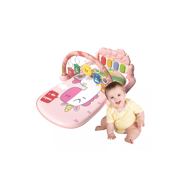 Gimnasio Piano Musical Tapete De Juegos Para Bebés Rosa
