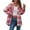 Pink, variant on Women S Casual Plaid Flannel Shacket Jacket Oversized Button Down Long Sleeve Fall Shirt Jacket Coat Tops winter clothing for women