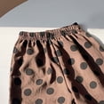 thumbnail image 4 of Guluxicc Girls Polka Dots Joggers Kids Summer Harem Pants Lightweight Elastic Waist Loose Athletic Sweatpants for 1-11 Years, 4 of 5